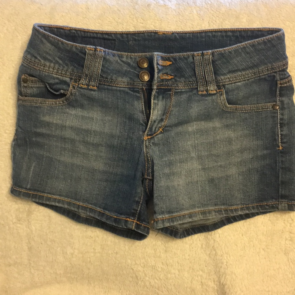 Denim shorts